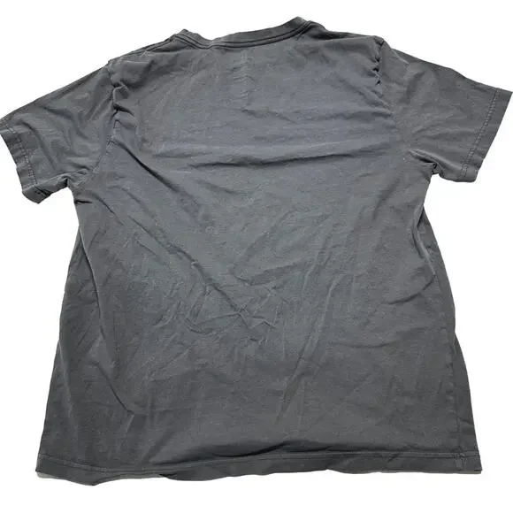 Hurley Tee Shirt Men Size L Gray Short Sleeve 100% Cotton Crew Neck Y2K Skater - Picture 2 of 6